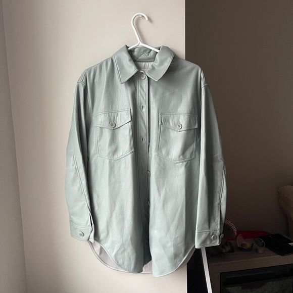 Wilfred Jackets & Blazers - Wilfred Ghana Shirt Jacket Slate Grey Small NWT